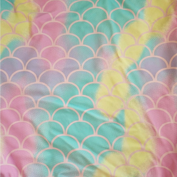 Pastel One-Shoulder Swimsuit - Picture 5 of 5